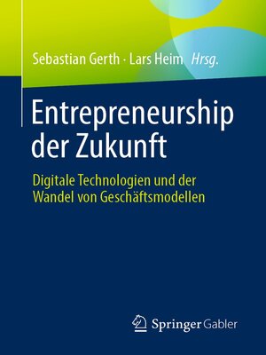 cover image of Entrepreneurship der Zukunft